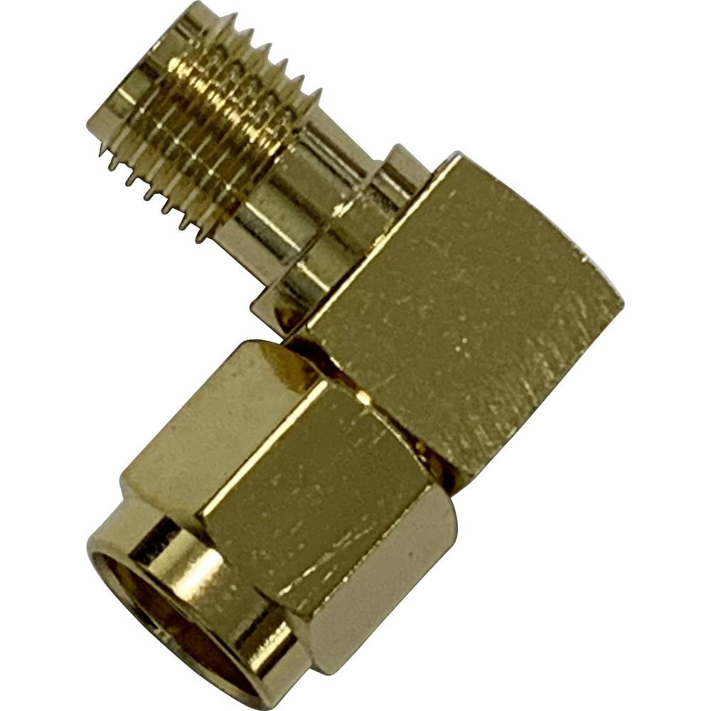 Wittenberg Antennen Adapter SMA WINKELSTÜCK SMA Stecker auf SMA Buchse vergoldet 50 OHm 103513 Adattatore SMA Spina SMA - Presa SMA 1 pz.