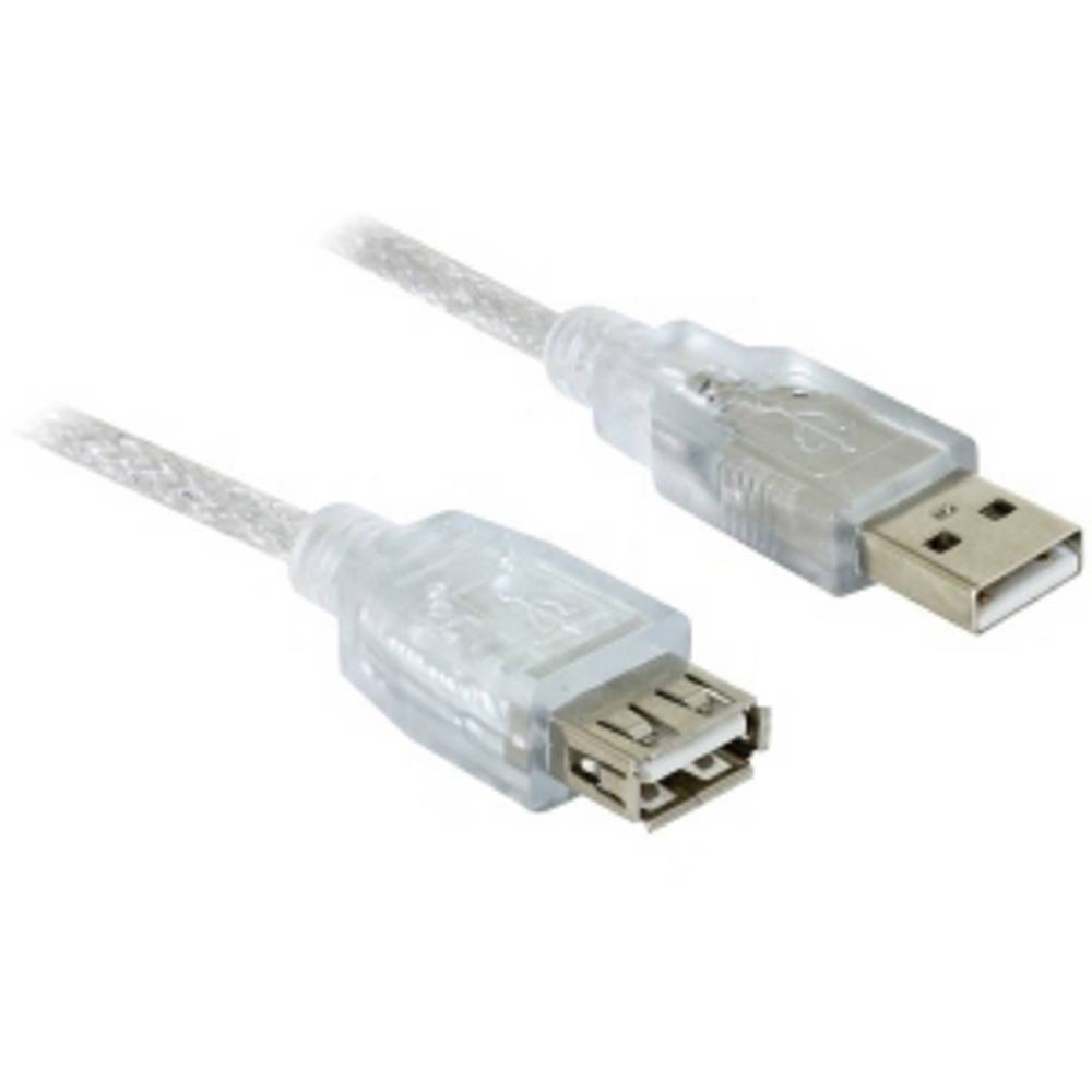 Delock Cavo USB USB 2.0 Spina USB-A, Presa USB-A 1.80 m Bianco 82239