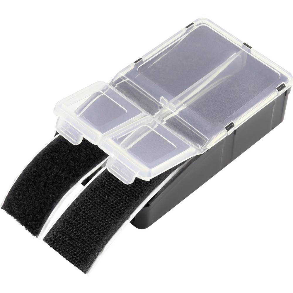 TRU COMPONENTS 98001c422 Strisce a strappo per raggruppare (L x L) 90 mm x 28 mm Nero 10 pz.