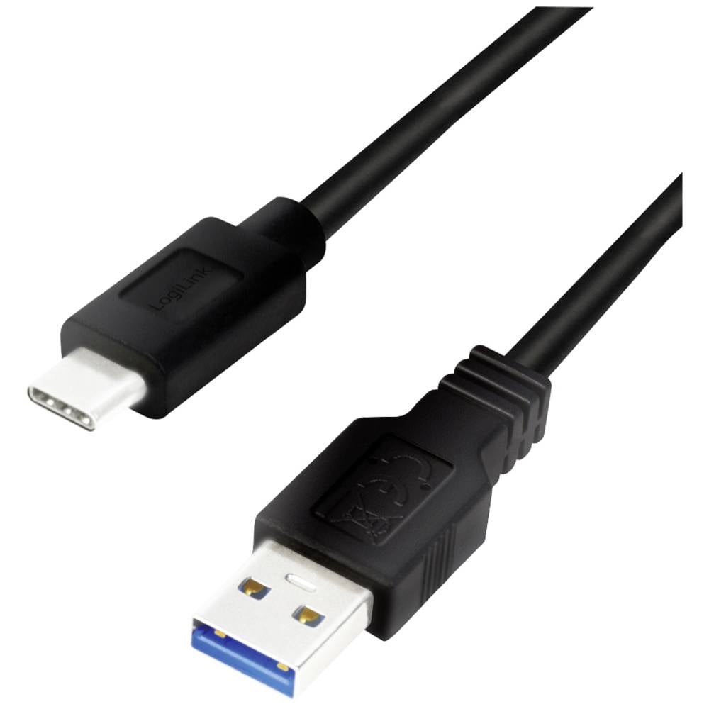 LogiLink Cavo USB USB 3.2 Gen1 (USB 3.0) Spina USB-A, Spina USB-C® 0.50 m Nero CU0167