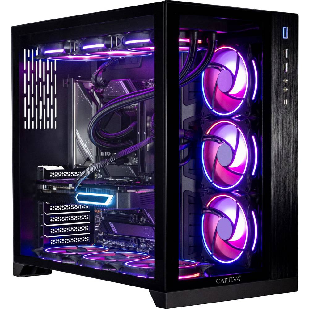 Captiva PC da gioco 89085 () AMD Ryzen 7 9800X3D 16 GB RAM 2 TB SSD Nvidia Nvidia GeForce RTX 5080 89085