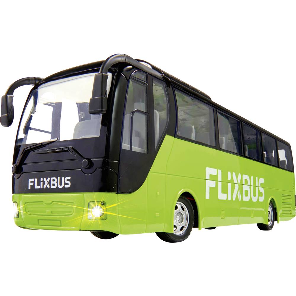 Carson Modellsport 907342 FlixBus Automodello Elettrica Bus incl. Batteria, caricatore e batterie telecomando