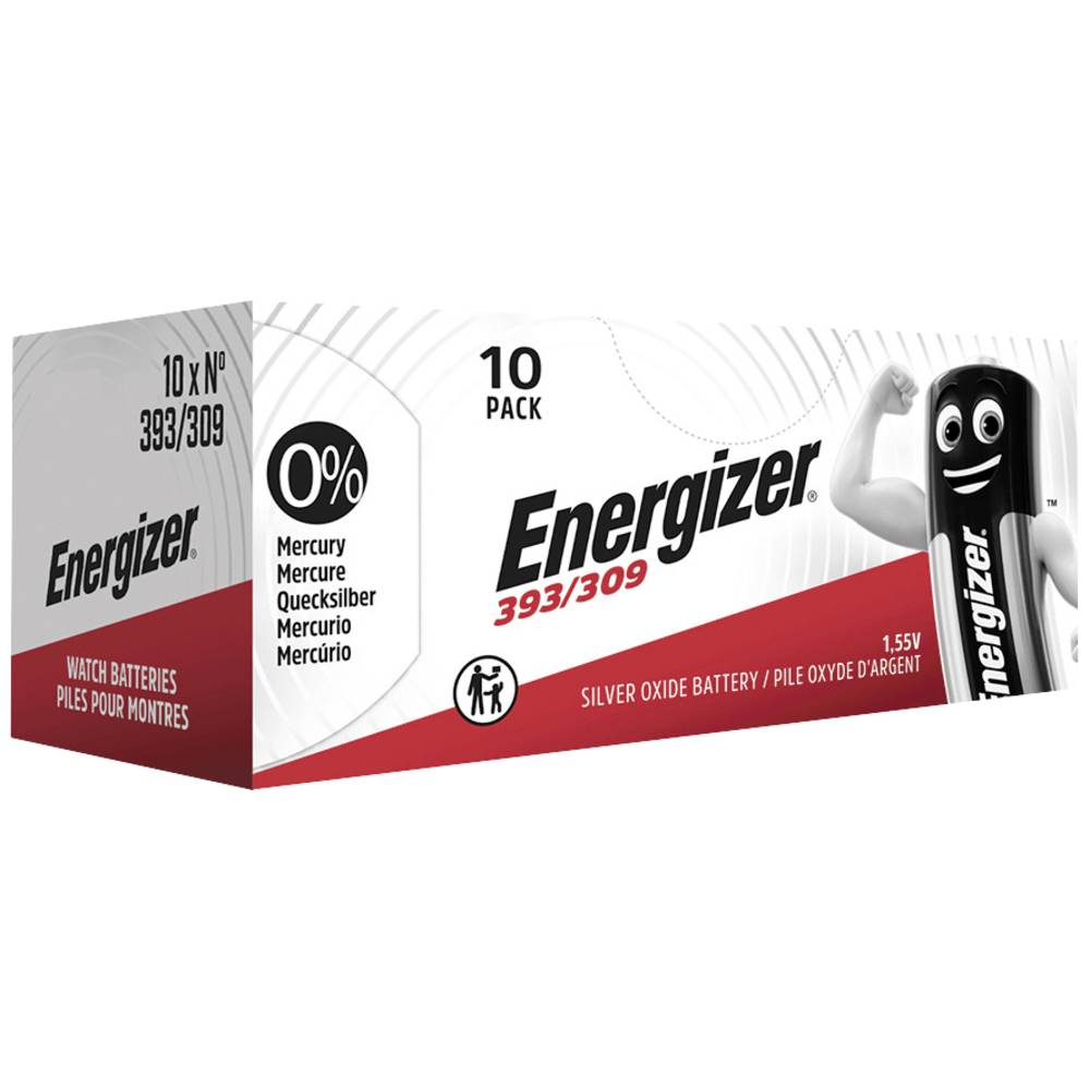 Energizer Batteria a bottone 393 1.55 V 1 pz. 75 mAh Ossido dargento E001092007