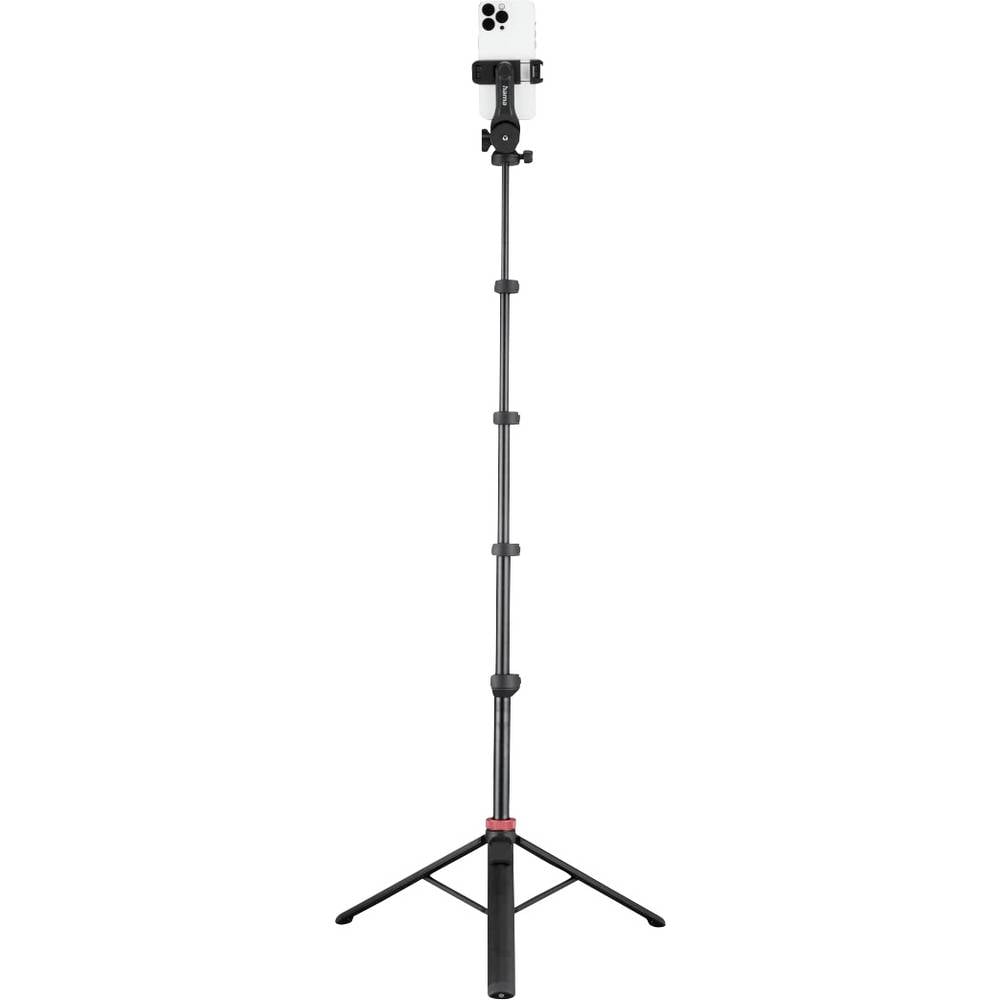 Hama Handy-Stativ Solid 160 2D, Reisestativ, Fernauslöser, max. 160 cm Treppiede Nero