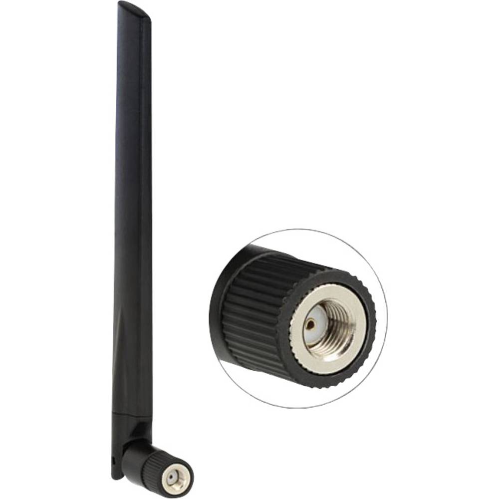 Delock 88898 Antenna ad asta WLAN 5 dB 2.4 GHz, 5 GHz