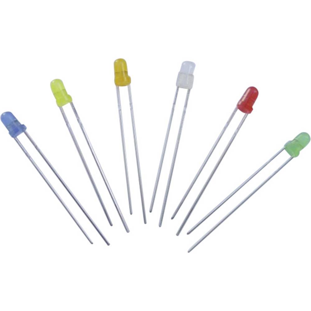 Thomsen LED-3-BLINK-GELB-1560 Diodo LED Giallo Rotondo 3 mm 1560 mcd 60 ° 20 mA