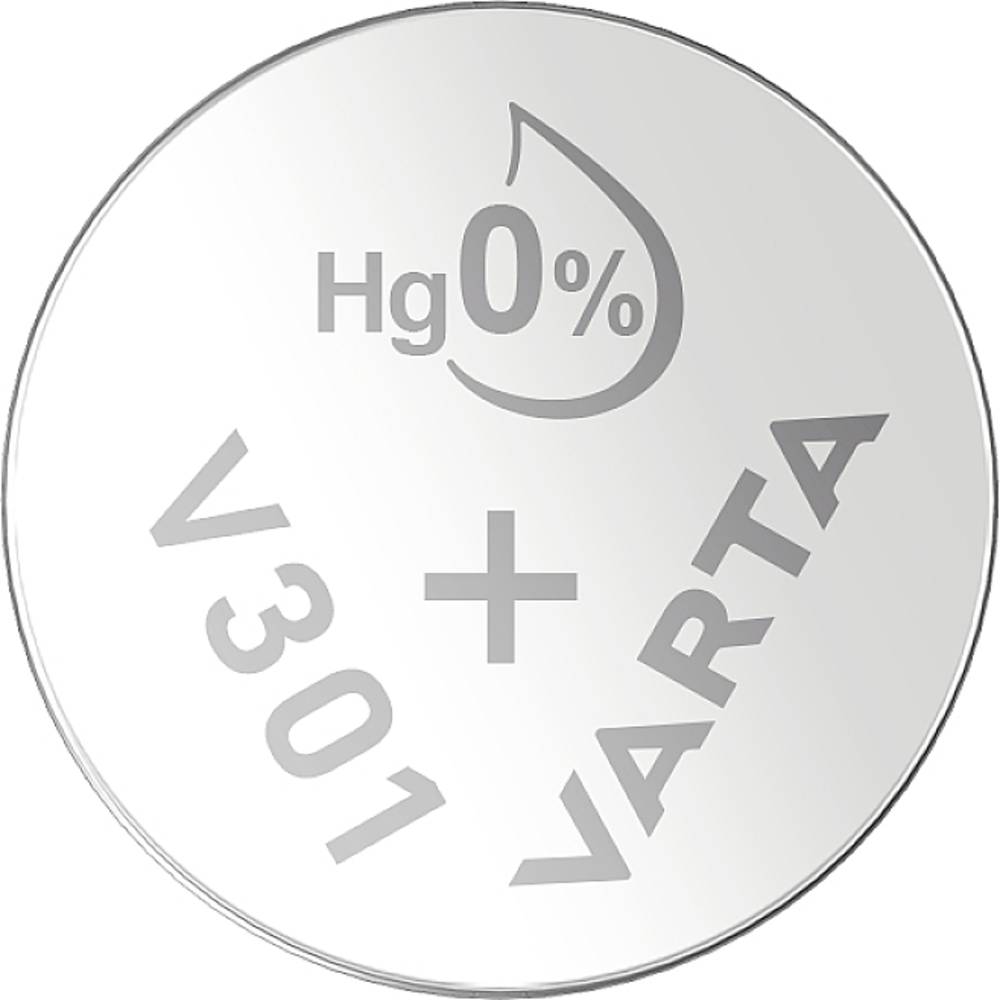 Varta Batteria a bottone 301 1.55 V 1 pz. 82 mAh Ossido dargento SILVER Coin V301/SR43 NaBli 1
