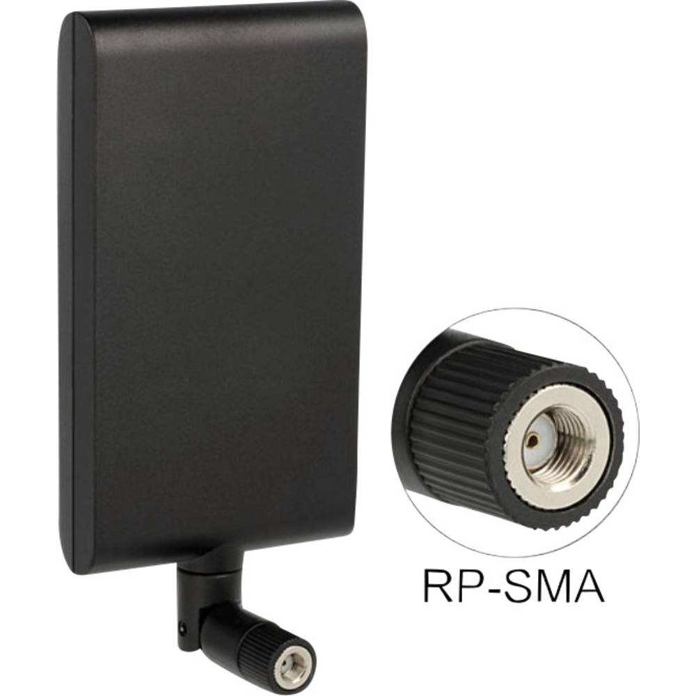 Delock 88904 Antenna piatta WLAN 10 dB 2.4 GHz, 5 GHz