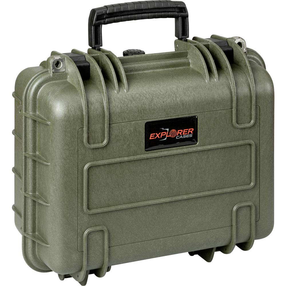 Explorer Cases Valigetta portaoggetti outdoor 3317HL.G green with pick & pluck foam (L x A x P) 33 x 24 x 17 cm Verde oliva 3317HL.G