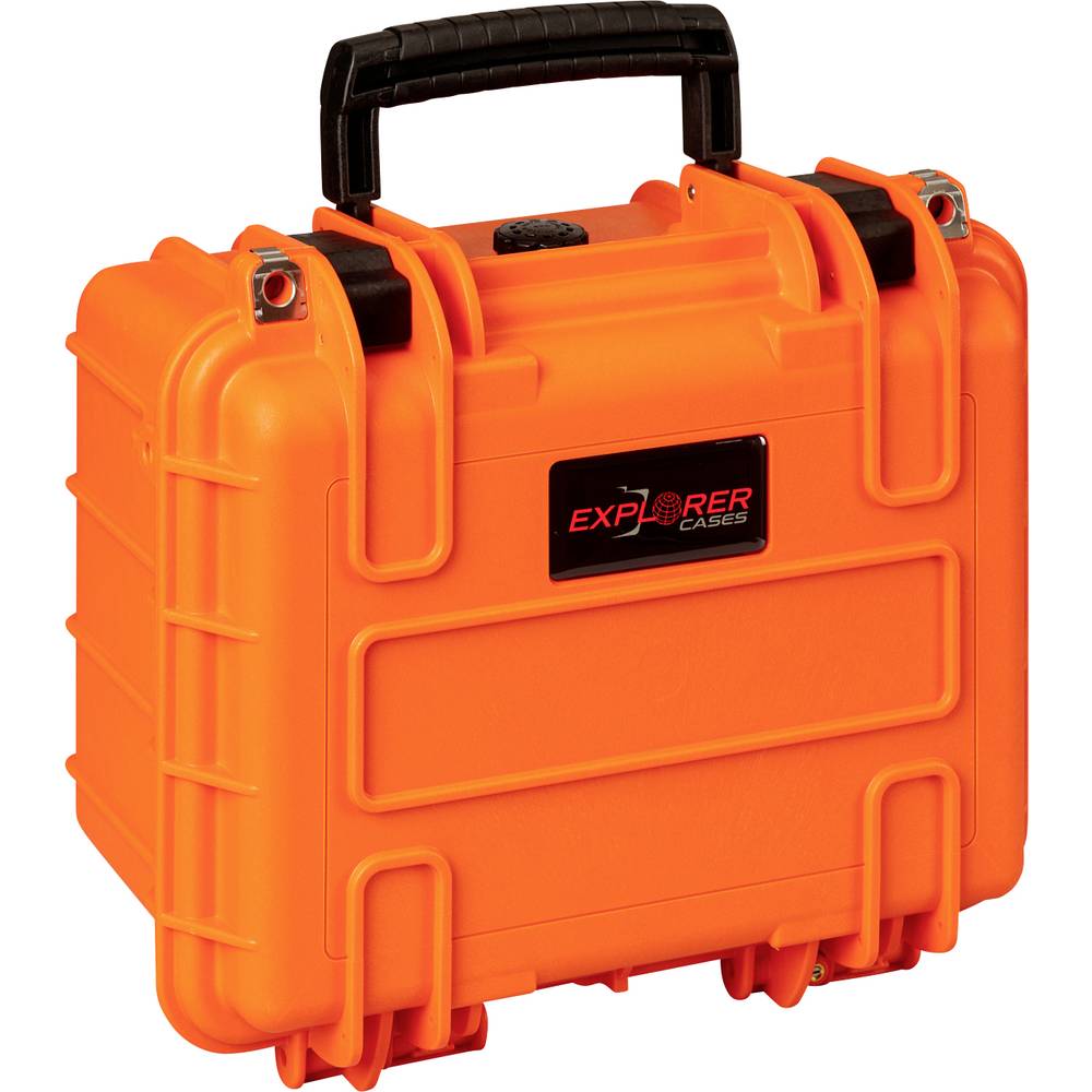 Explorer Cases Valigetta portaoggetti outdoor 2717HL.O orange with pick & pluck foam (L x A x P) 28 x 20 x 17 cm Arancione 2717HL.O