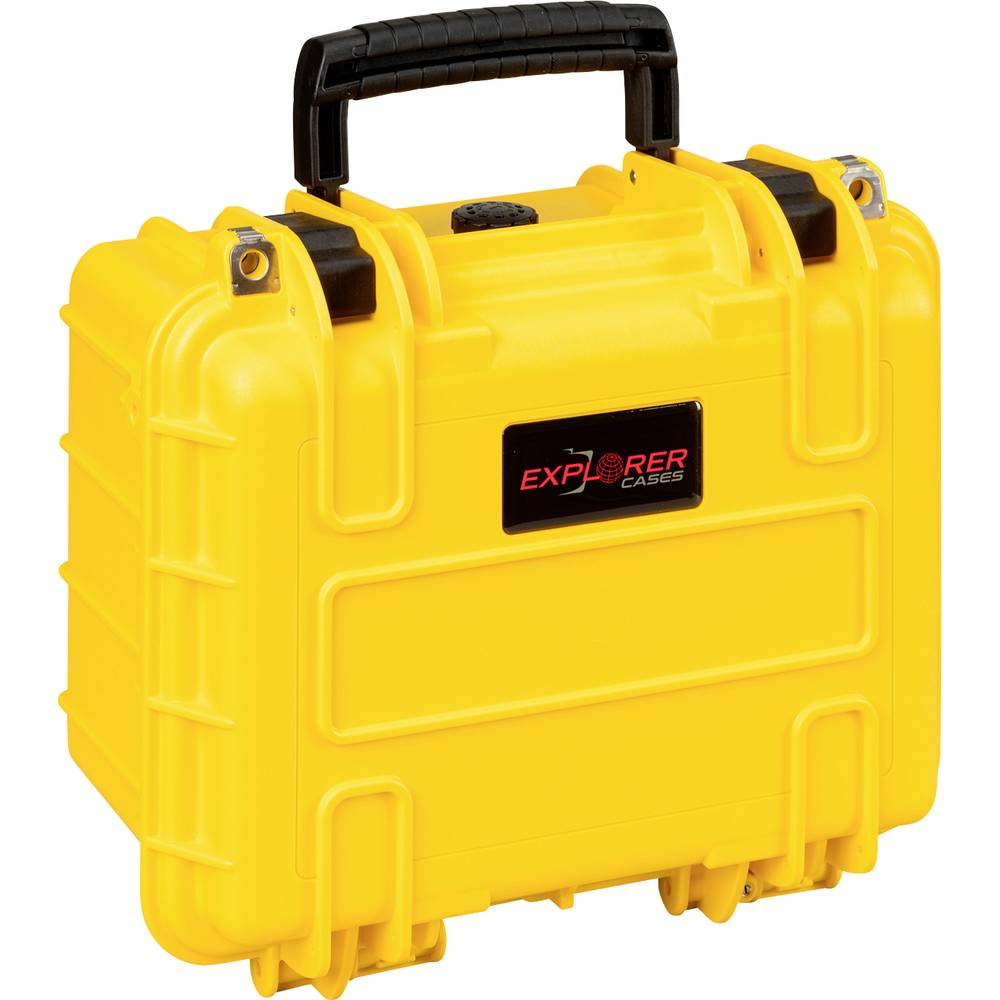 Explorer Cases Valigetta portaoggetti outdoor 2717HL.Y yellow with pick & pluck foam (L x A x P) 28 x 20 x 17 cm Giallo 2717HL.Y