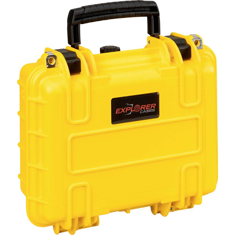 Explorer Cases Valigetta portaoggetti outdoor 2712HL.Y yellow with pick & pluck foam (L x A x P) 28 x 20 x 12 cm Giallo 2712HL.Y