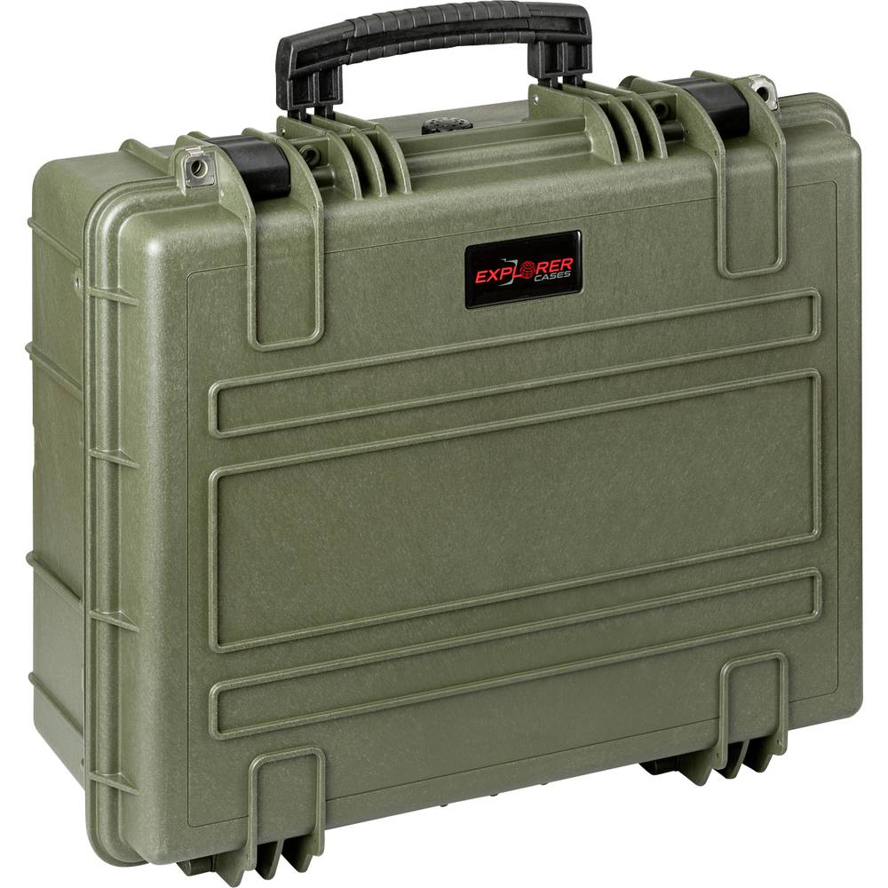 Explorer Cases Valigetta portaoggetti outdoor 4820HL.G green with pick & pluck foam (L x A x P) 48 x 37 x 21 cm Verde oliva 4820HL.G