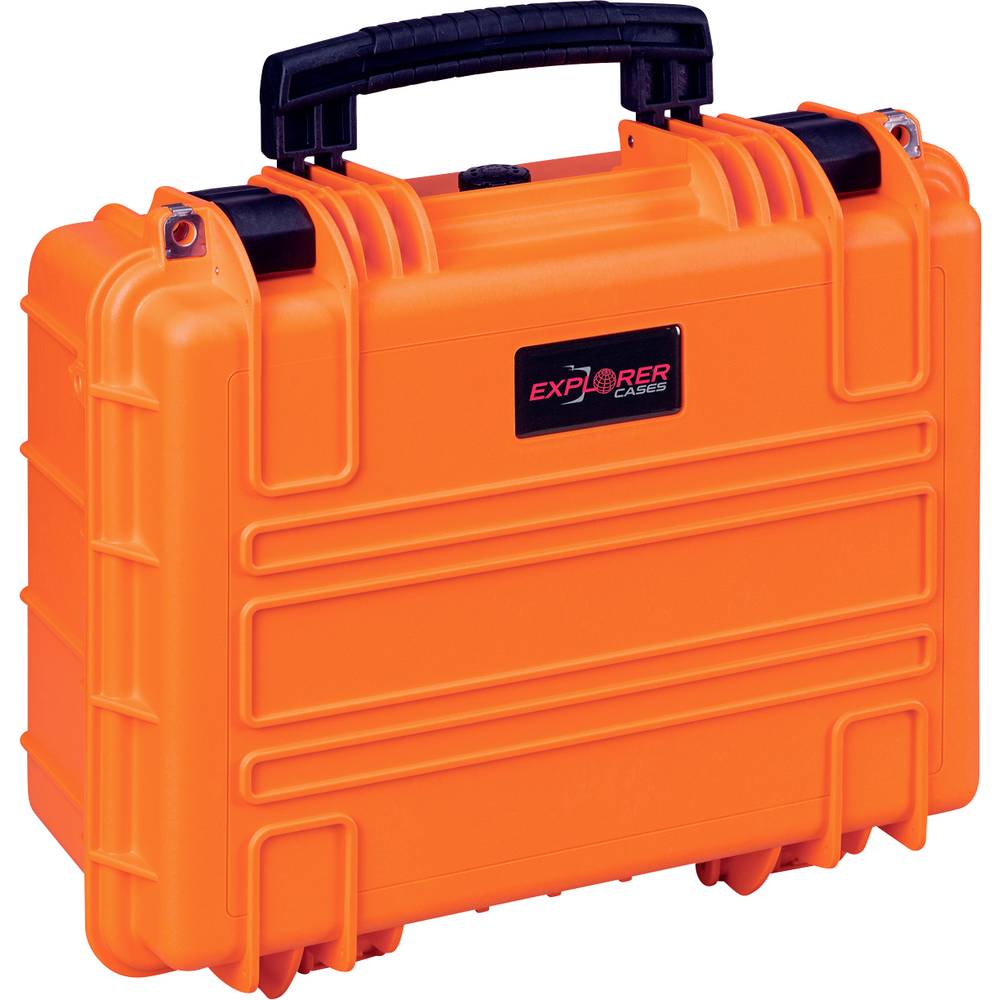 Explorer Cases Valigetta portaoggetti outdoor 3818HL.O orange with pick & pluck foam (L x A x P) 38 x 27 x 18 cm Arancione 3818HL.O