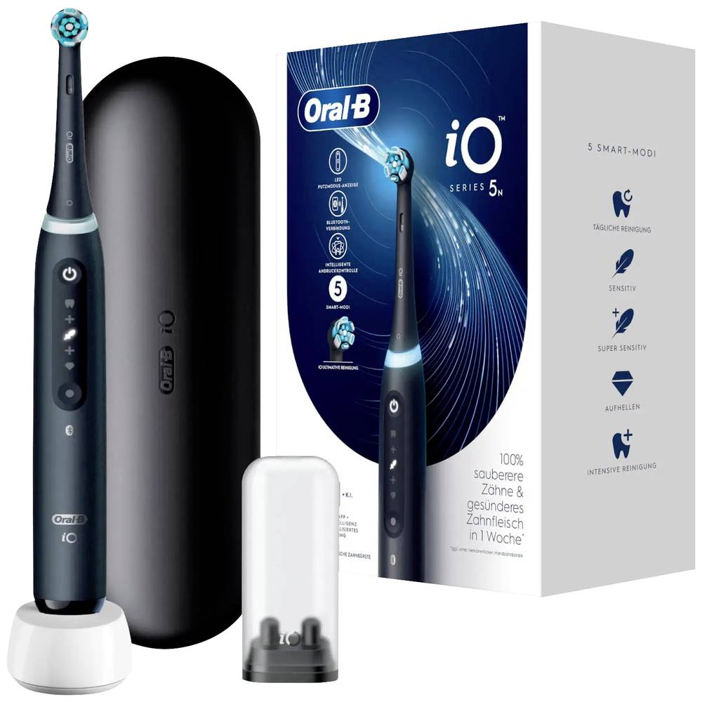 Oral-B iO Series 5 611038 Spazzolino da denti elettrico Rotazione/Oscillazione Nero