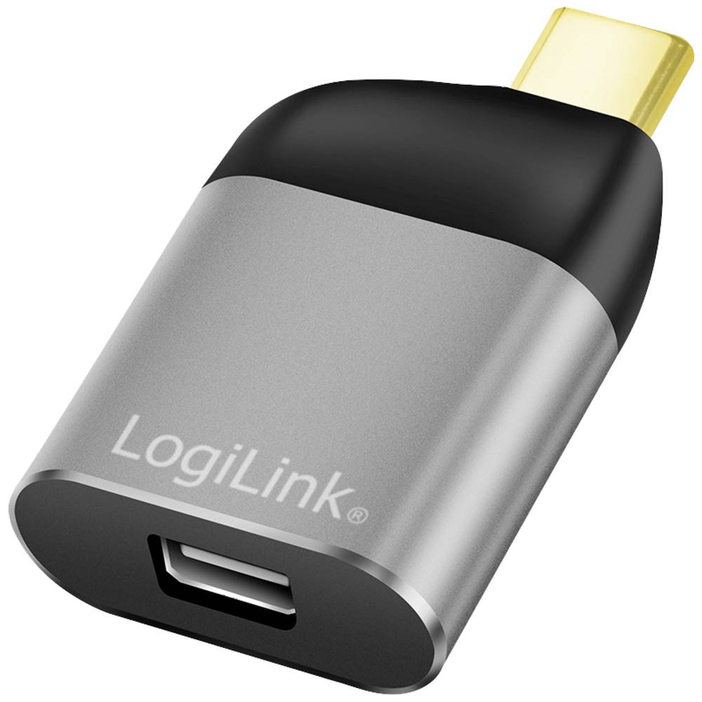 LogiLink USB 3.2 Gen 2 (USB 3.1 Gen 2) Adattatore [1x Spina C USB 3.2 Gen 2 (USB 3.1) - 1x Presa Mini DisplayPort] CUA0205