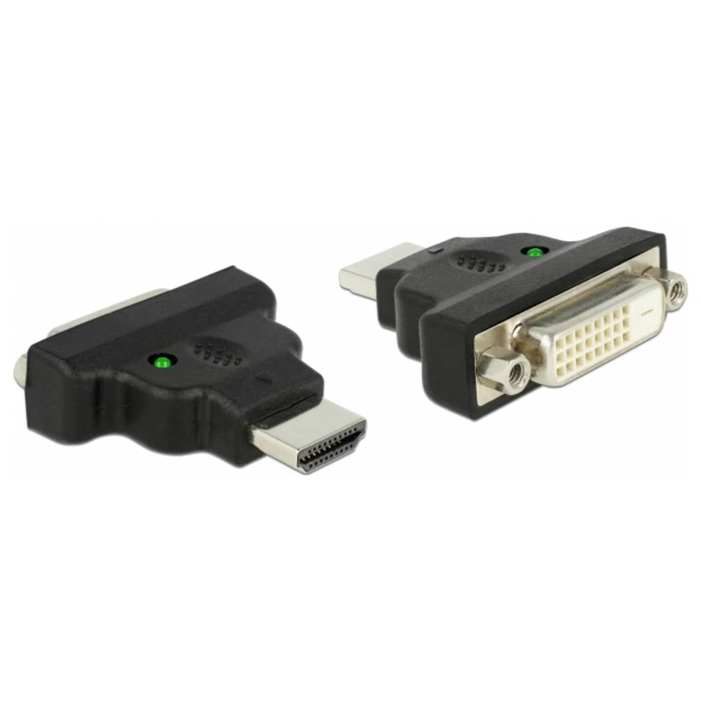 Delock 65020 HDMI / DVI Adattatore [1x Spina HDMI - 1x Presa DVI 24+1 poli]
