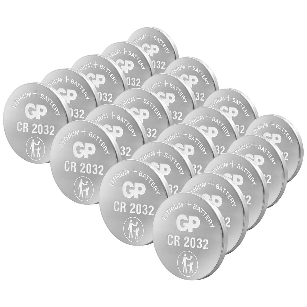 GP Batteria a bottone CR 2032 3 V 20 pz. Litio GPCR2032STD841C20