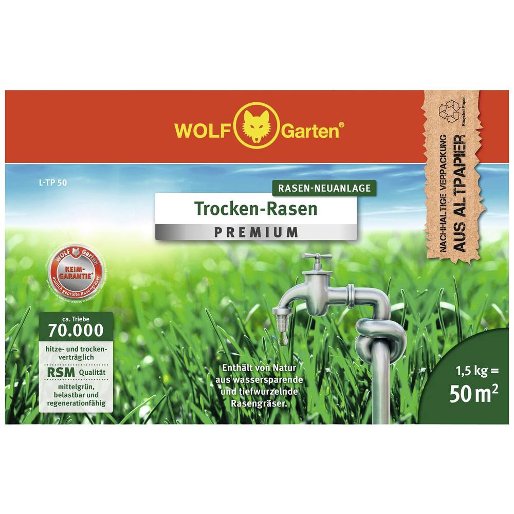 WOLF-Garten 3824630 Rasatura a secco Premium L-TP 50 1 pz.