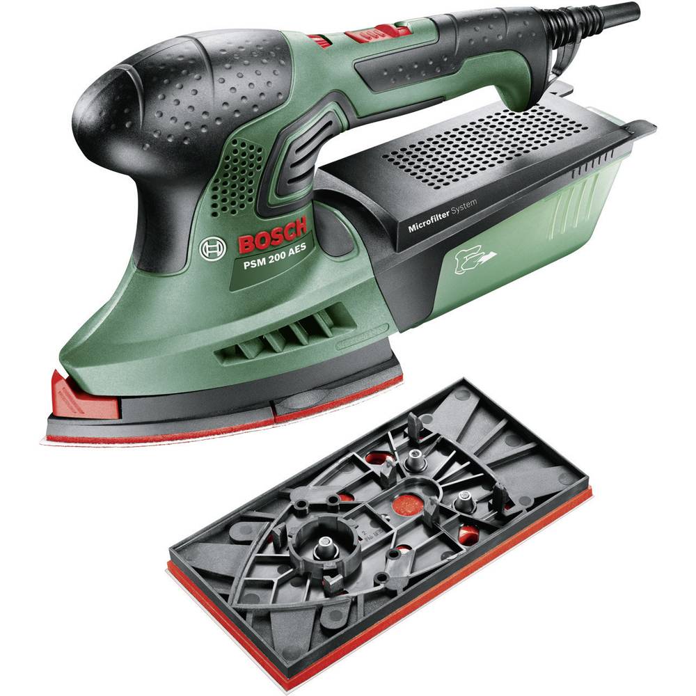 Bosch Home and Garden PSM 200 AES 06033B6000 Multilevigatrice incl. valigia 200 W 92 x 182 mm