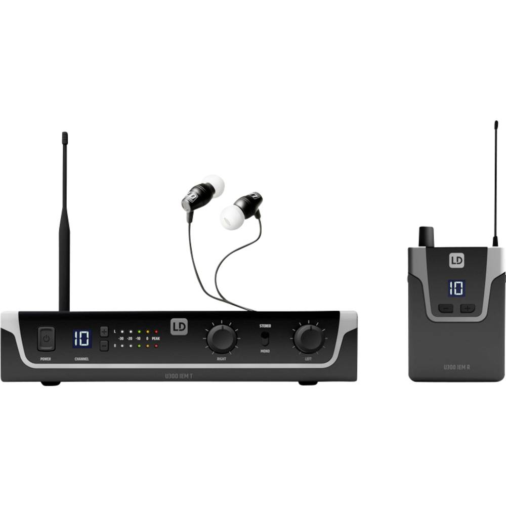 LD Systems U308 IEM HP Kit Auricolari monitor