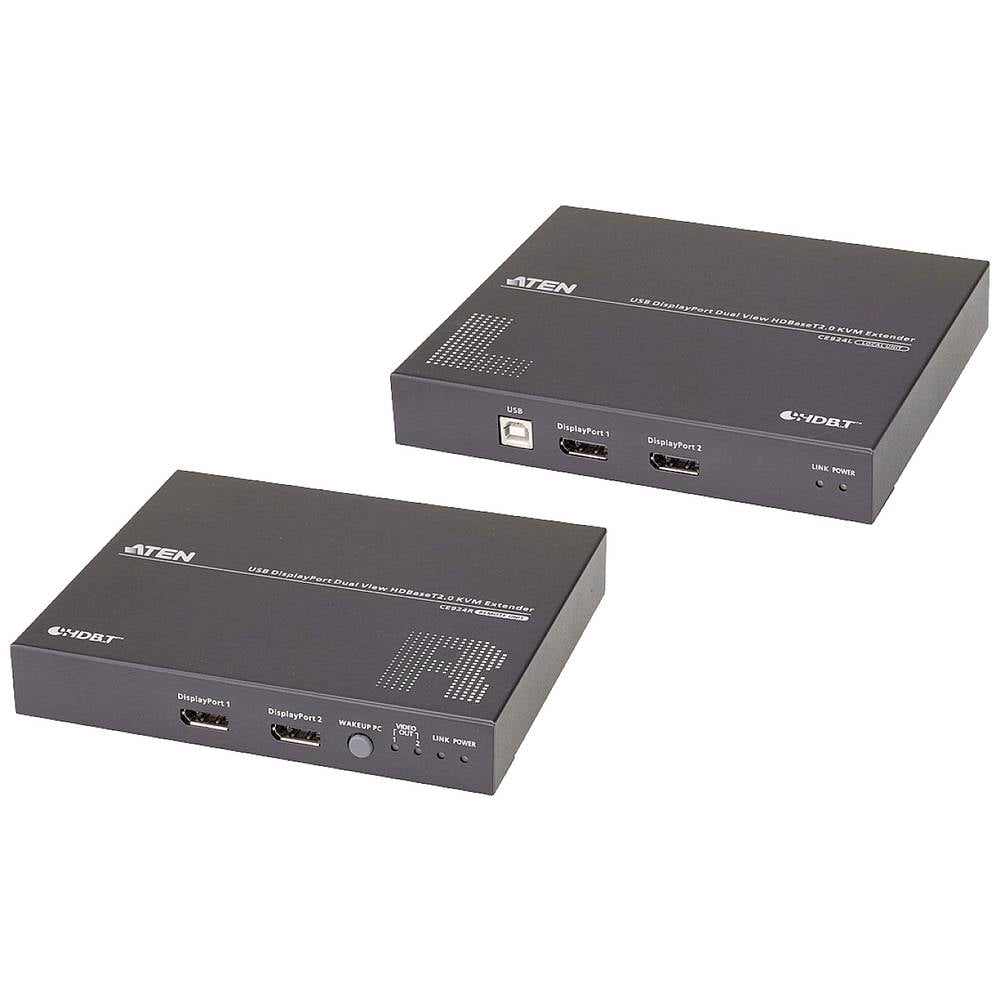 Estensore KVM ATEN CE924 USB DisplayPort a doppia visualizzazione HDBaseT 2.0