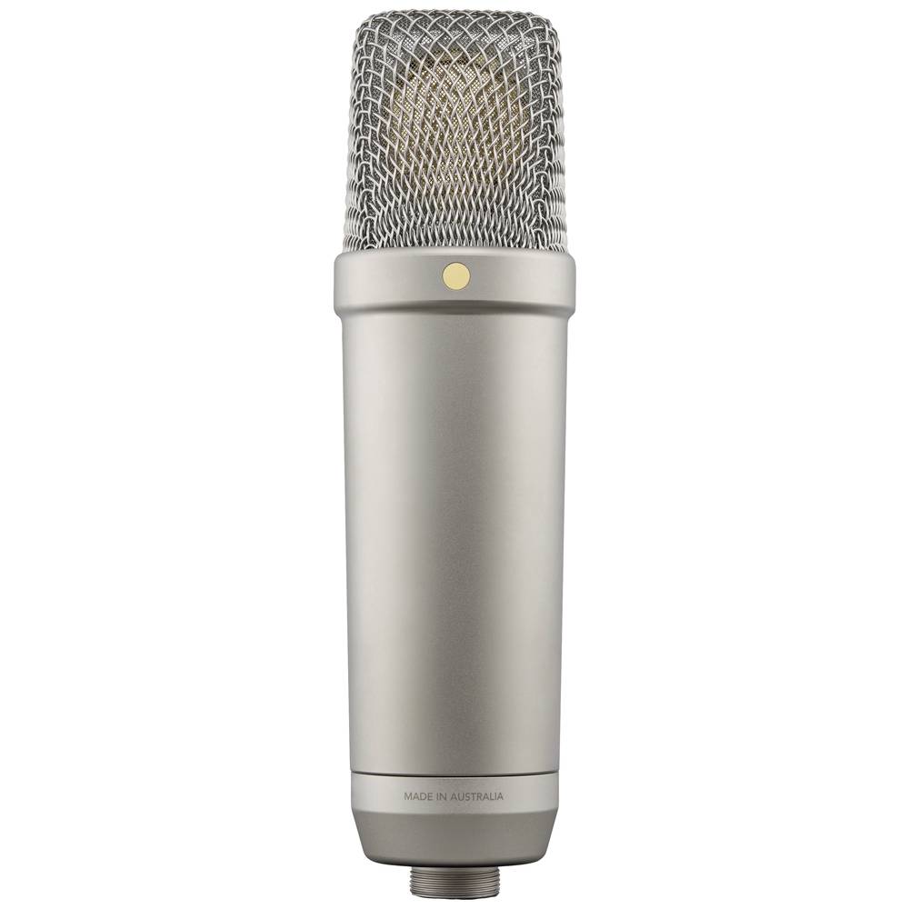 RODE Microphones NT1 5th Generation Silver verticale Microfono per cantanti Tipo di trasmissione (dettaglio):Cablato incl. ragno, incl. cavo, incl. bo