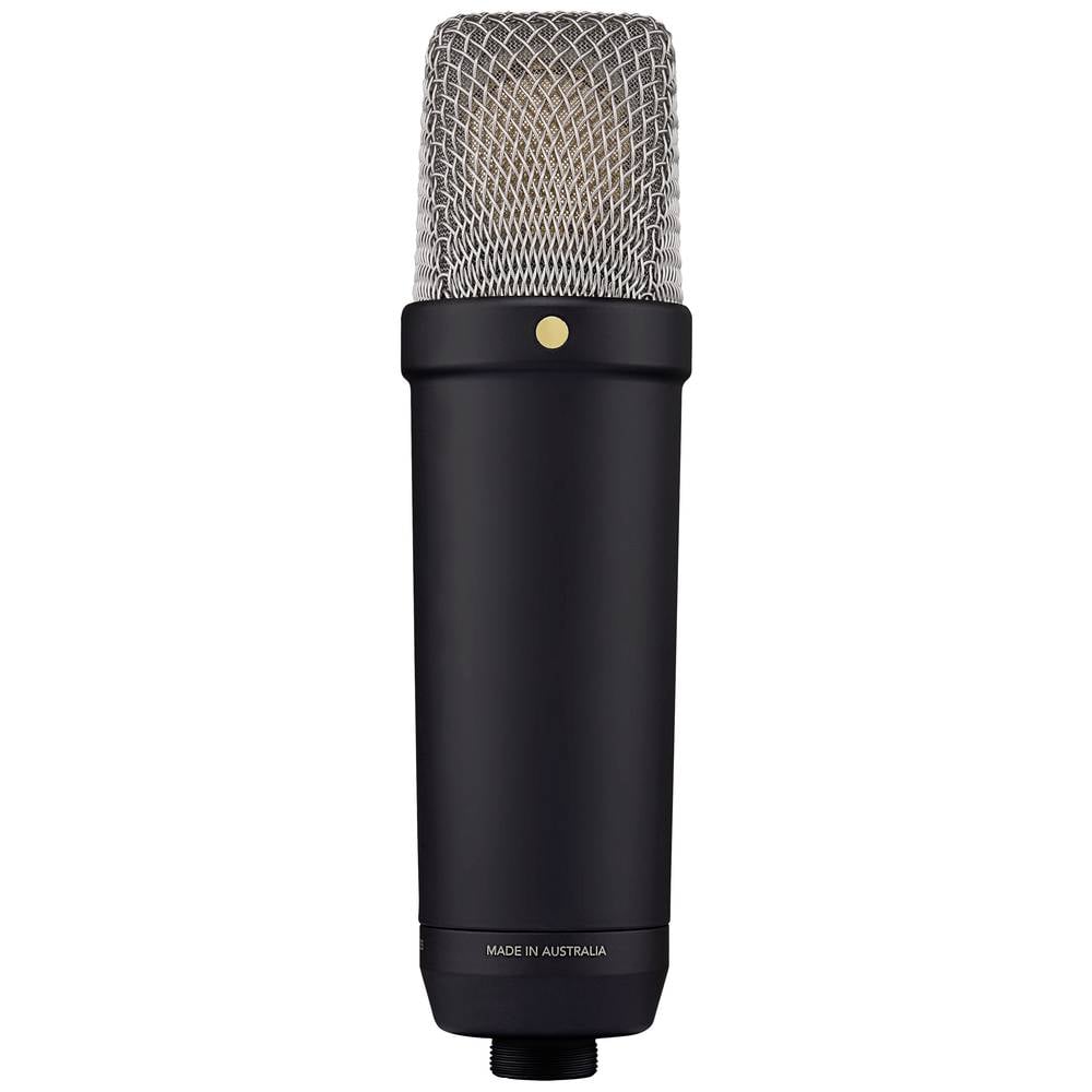 RODE Microphones NT1 5th Generation Black verticale Microfono per cantanti Tipo di trasmissione (dettaglio):Cablato incl. ragno, incl. cavo, incl. bor