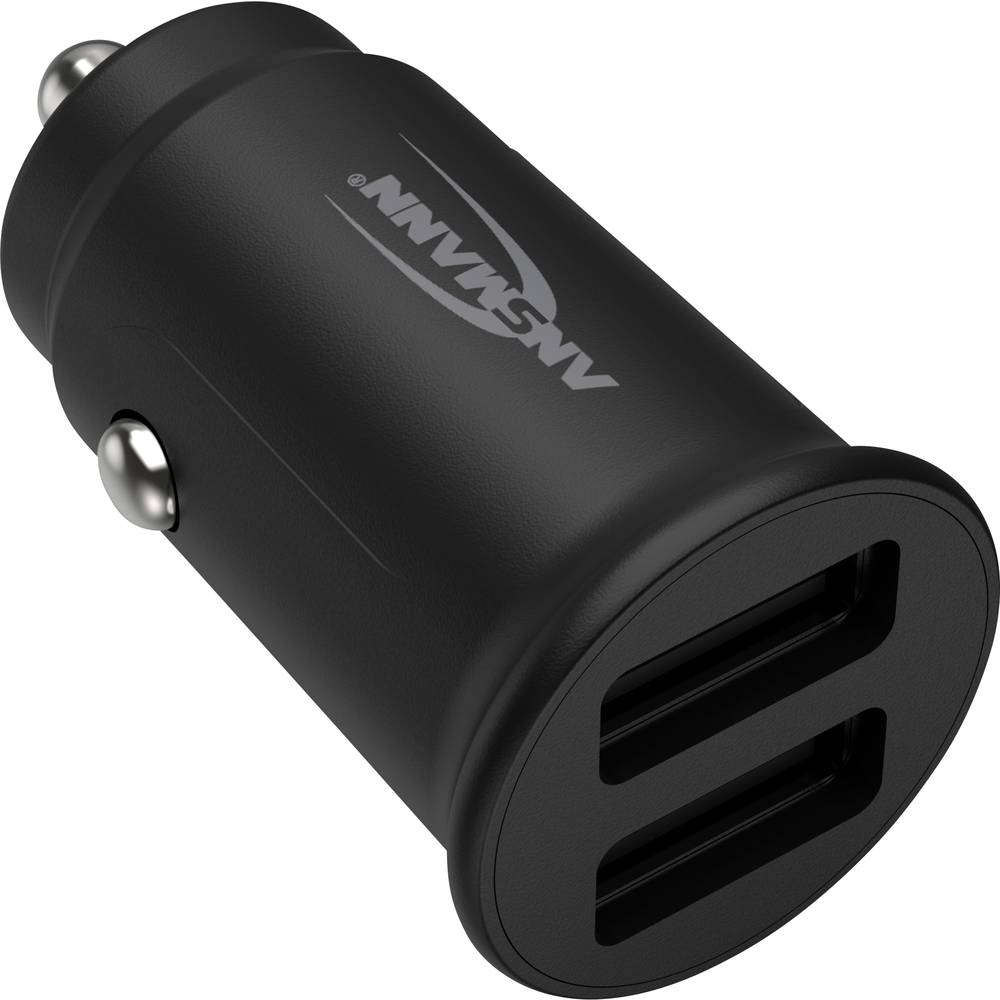 Ansmann InCar Charger CC212 Caricatore USB 12 W 2x USB-A Nero Automobile, Camion