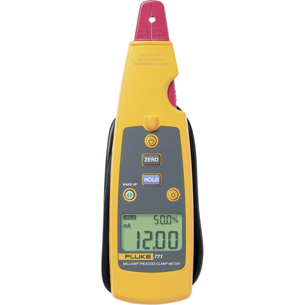 Fluke 771 Pinza amperometrica, Multimetro portatile digitale Corrente di uscita CAT II 300 V Display (Counts): 1200