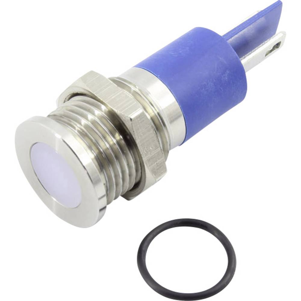 TRU COMPONENTS 1605988 Luce di segnalazione a LED Bianco 24 V DC/AC 350 mcd