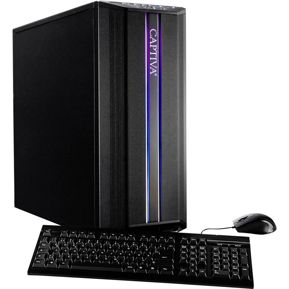 Captiva PC da gioco R69-346 AMD Ryzen 5 5500 4.2 GHz 16 GB RAM 1 TB SSD Nvidia GeForce RTX 3060 GDDR6 69346