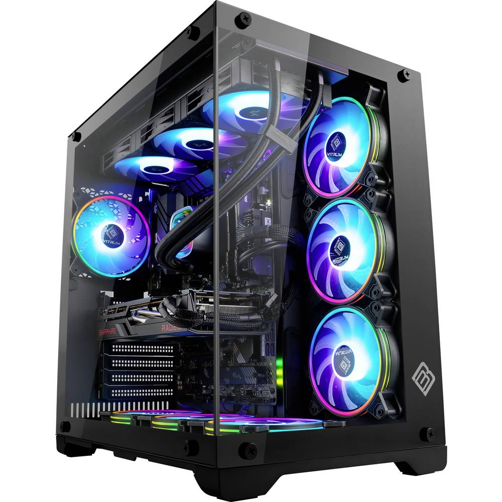 CSL Computer PC da gioco M12310H AMD Ryzen 7 9800X3D 5.2 GHz 32 GB RAM 2000 GB SSD AMD Radeon™ RX 9070 XT 16 GB GDDR6 94922