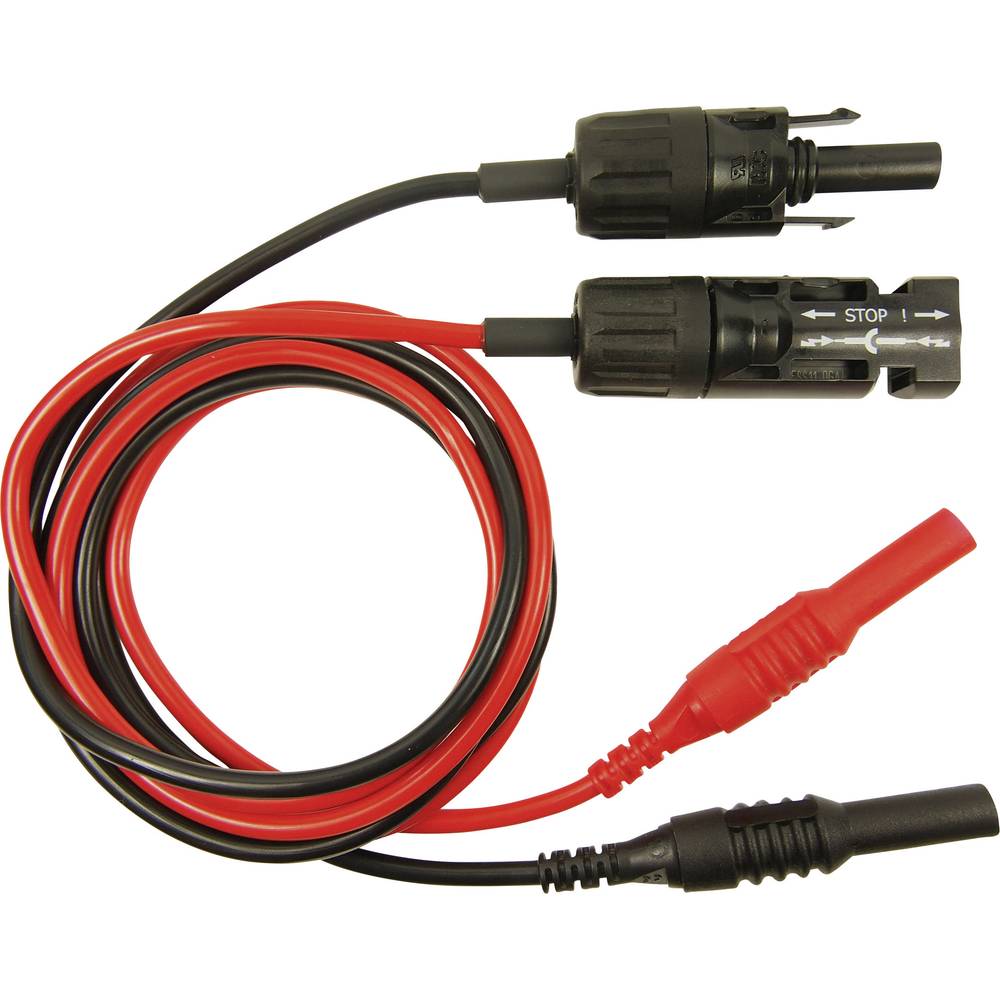 Cliff CIH7250 KIT puntali Spina MC, Presa MC Spina 4 mm 1.00 m Rosso, Nero 1 pz.