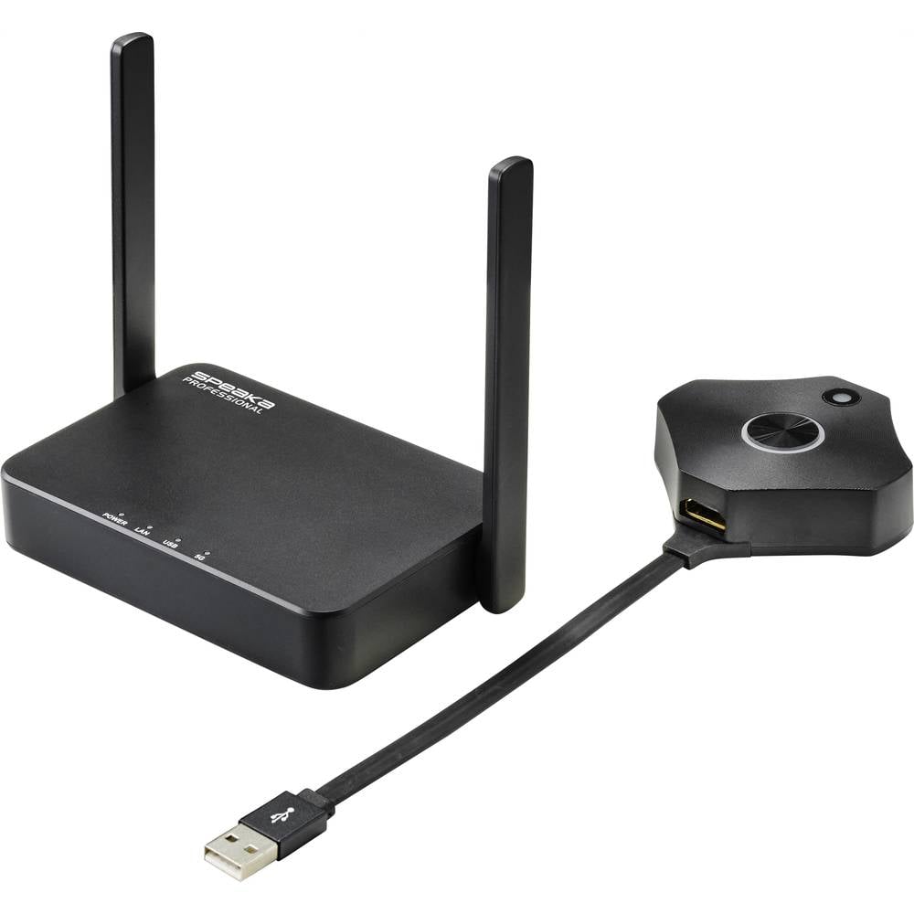 SpeaKa Professional SP-WTR-500 Sistema di presentazione wireless Full HD 30 m