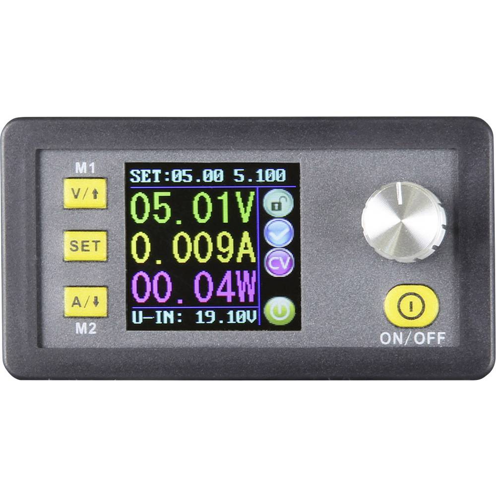 Joy-it JT-DPH5005 Alimentatore da laboratorio, Step Up/ Step Down 0 - 50 V 0 - 5 A 250 W Morsetto a vite Controllo remoto, Programmabile, Design sotti