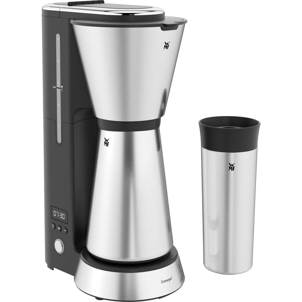 WMF KÜCHENminis® Aroma Thermo to go Macchina per il caffè Nero, Argento Capacità tazze=5