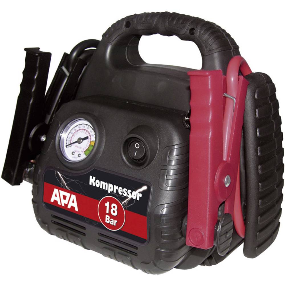 APA Sistema di accensione rapido Powerpack 16540 Corrente davviamento ausiliaria (12 V)=250 A 1 x Uscita 12V , Compressore, Indicatore livello di cari