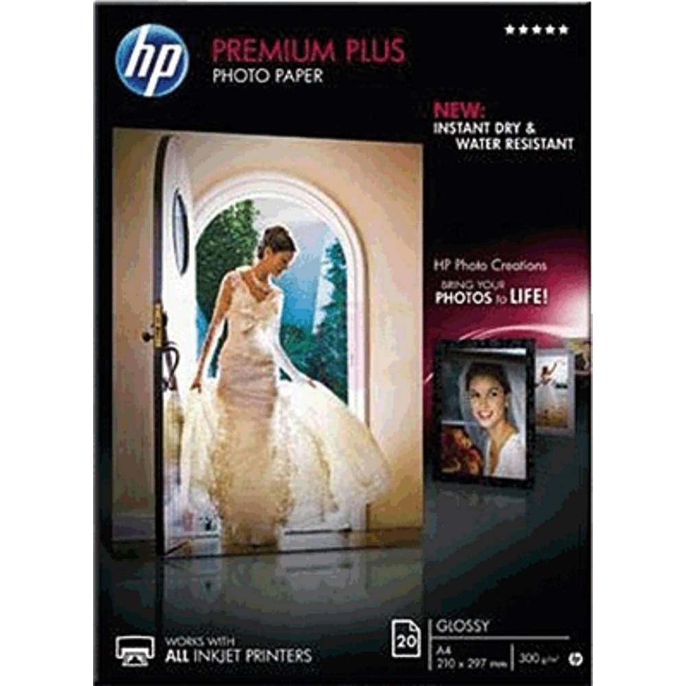 HP Premium Plus Photo Paper CR672A Carta fotografica DIN A4 300 g/m² 20 Foglio Super lucida