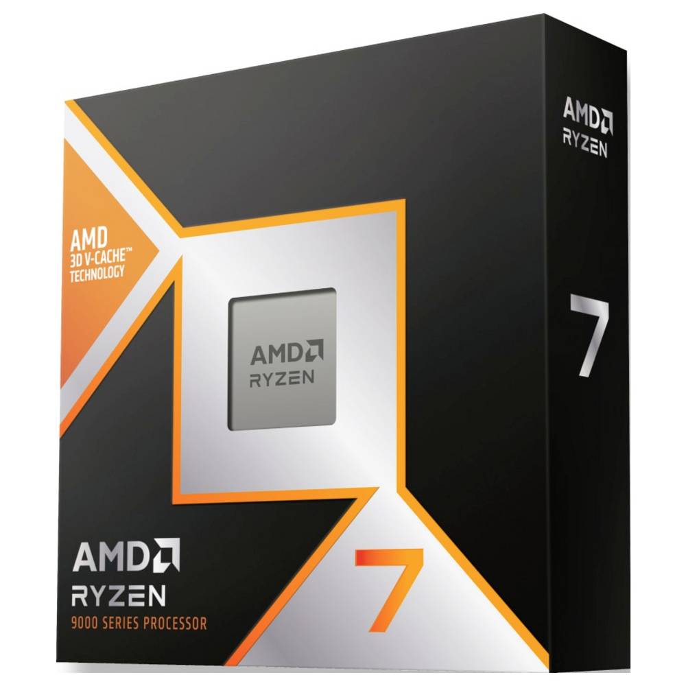 AMD Ryzen 7 9800X3D 8 x CPU (WOF) 120 W