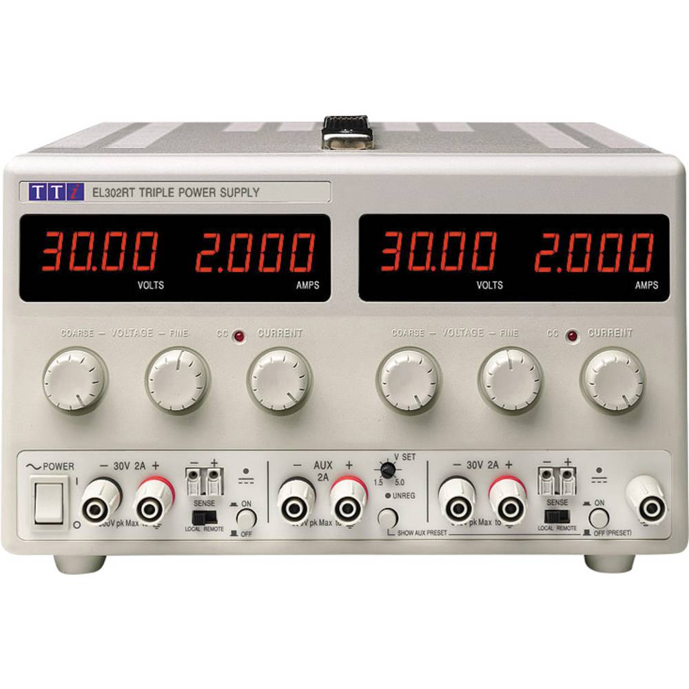 Aim TTi EL302RT Alimentatore da laboratorio regolabile 0 - 30 V/DC 0 - 2 A 130 W Num. uscite 3 x