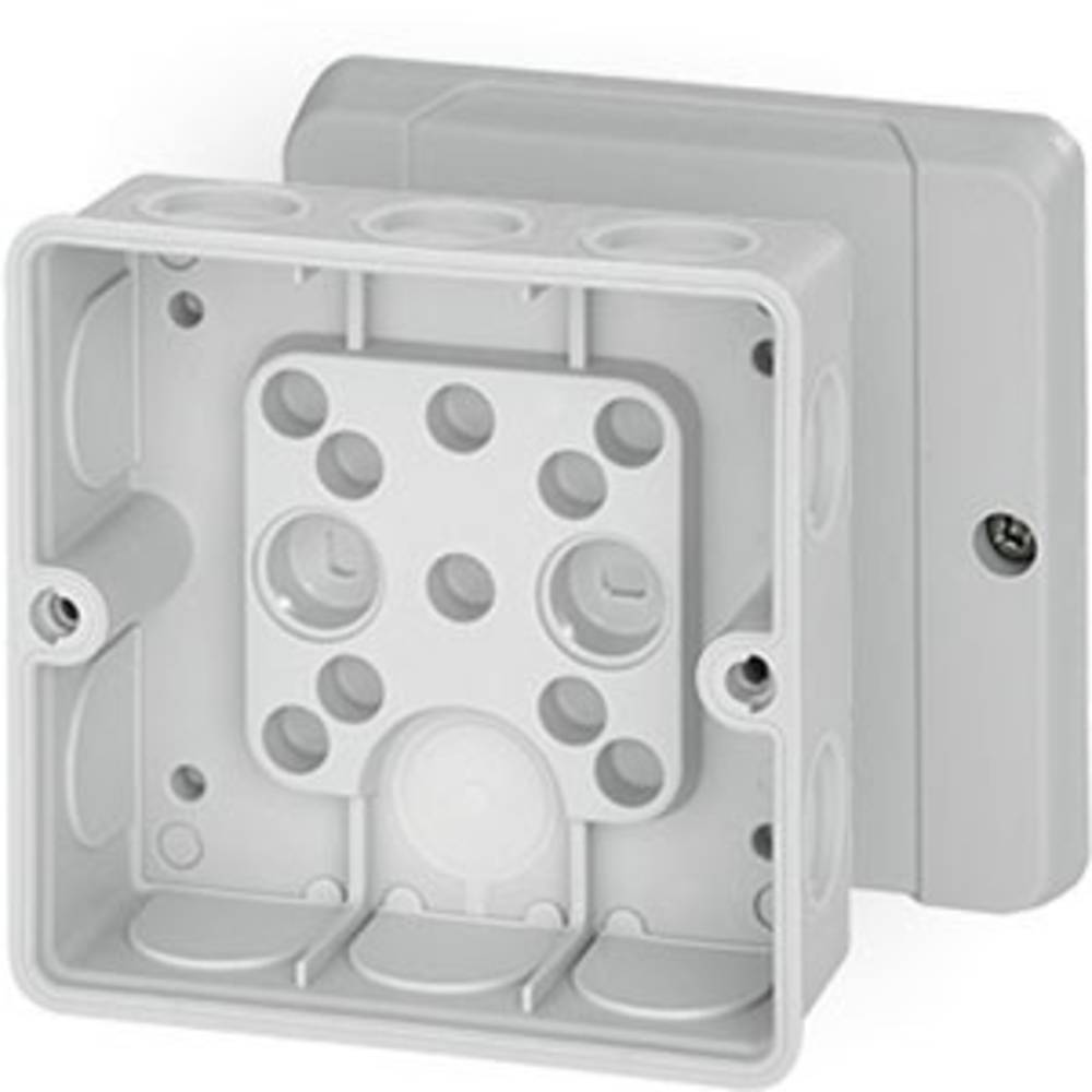 Hensel 62000267 Cassetta di derivazione (L x L x A) 98 x 98 x 55 mm Grigio IP55 1 pz.