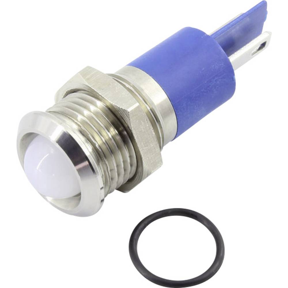 TRU COMPONENTS 1605980 Luce di segnalazione a LED Bianco 24 V DC/AC 350 mcd