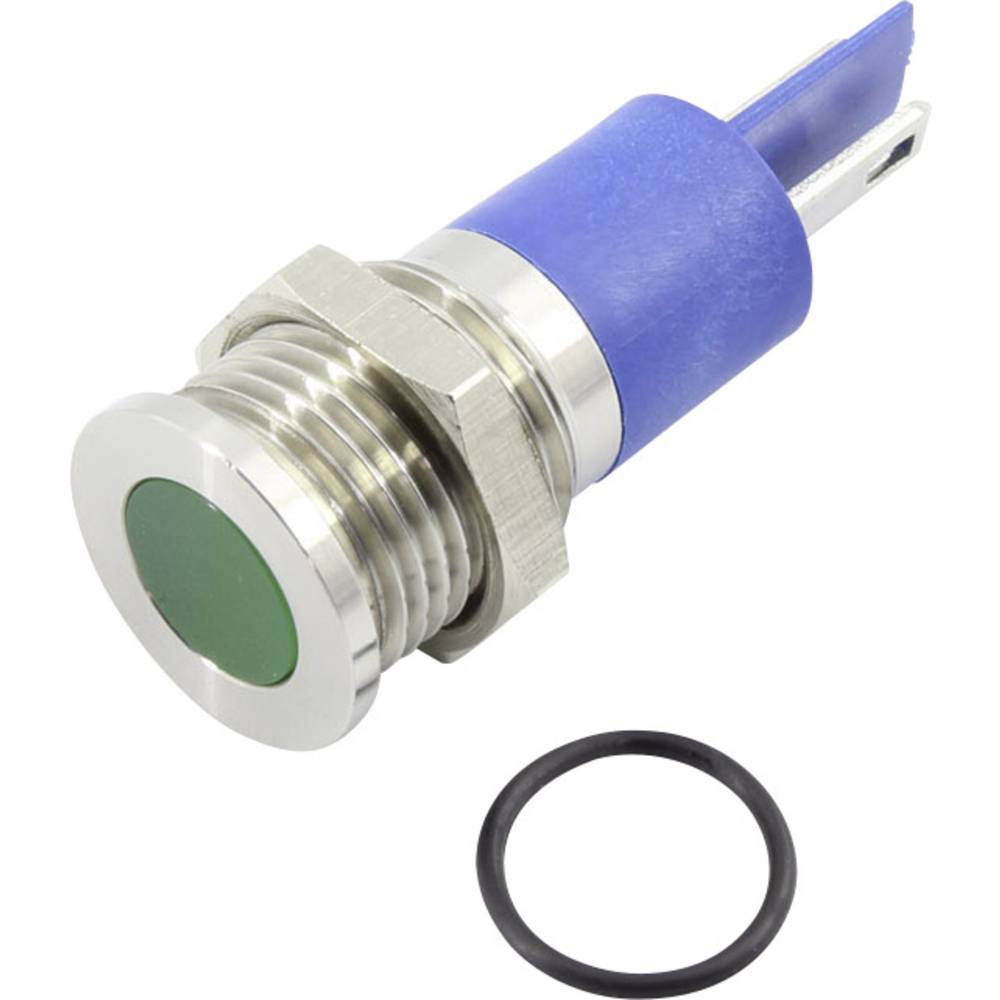 TRU COMPONENTS 1605986 Luce di segnalazione a LED Verde 24 V DC/AC 200 mcd