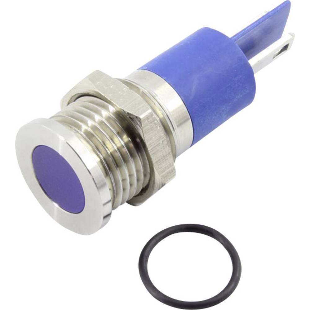 TRU COMPONENTS 1605987 Luce di segnalazione a LED Blu 24 V DC/AC 60 mcd