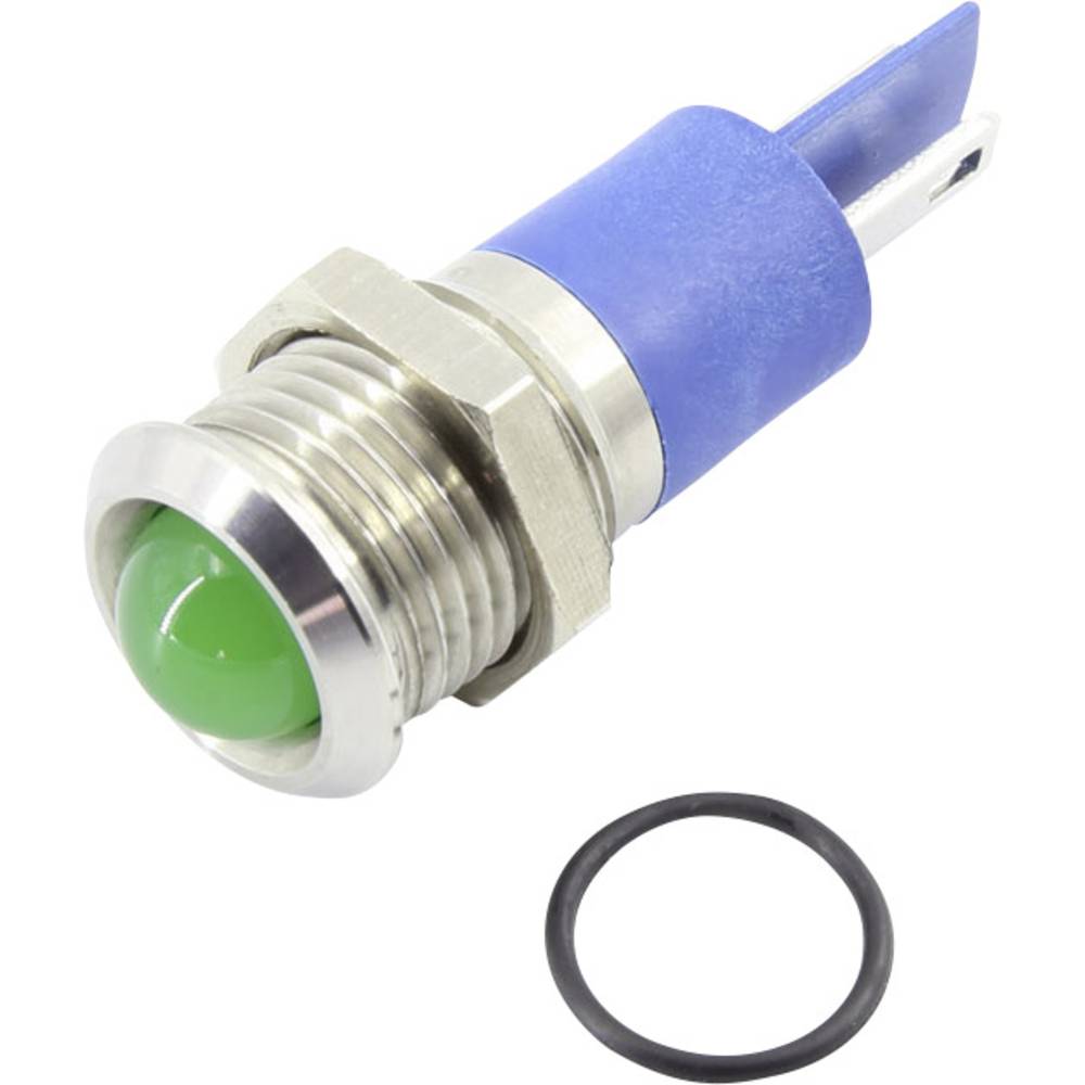 TRU COMPONENTS 1605978 Luce di segnalazione a LED Verde 24 V DC/AC 150 mcd
