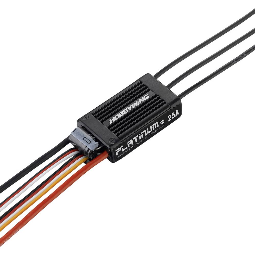 Hobbywing Platinum Pro 25A V4 Regolatore di volo Brushless per aeromodelli Capacità di carico (max. A): 40 A