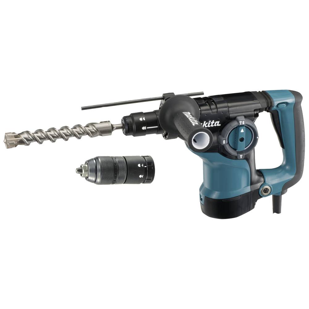 Makita HR2811FT SDS-Plus-Martello combinato, Martello perforatore 800 W incl. valigia, senza batteria, senza caricatore