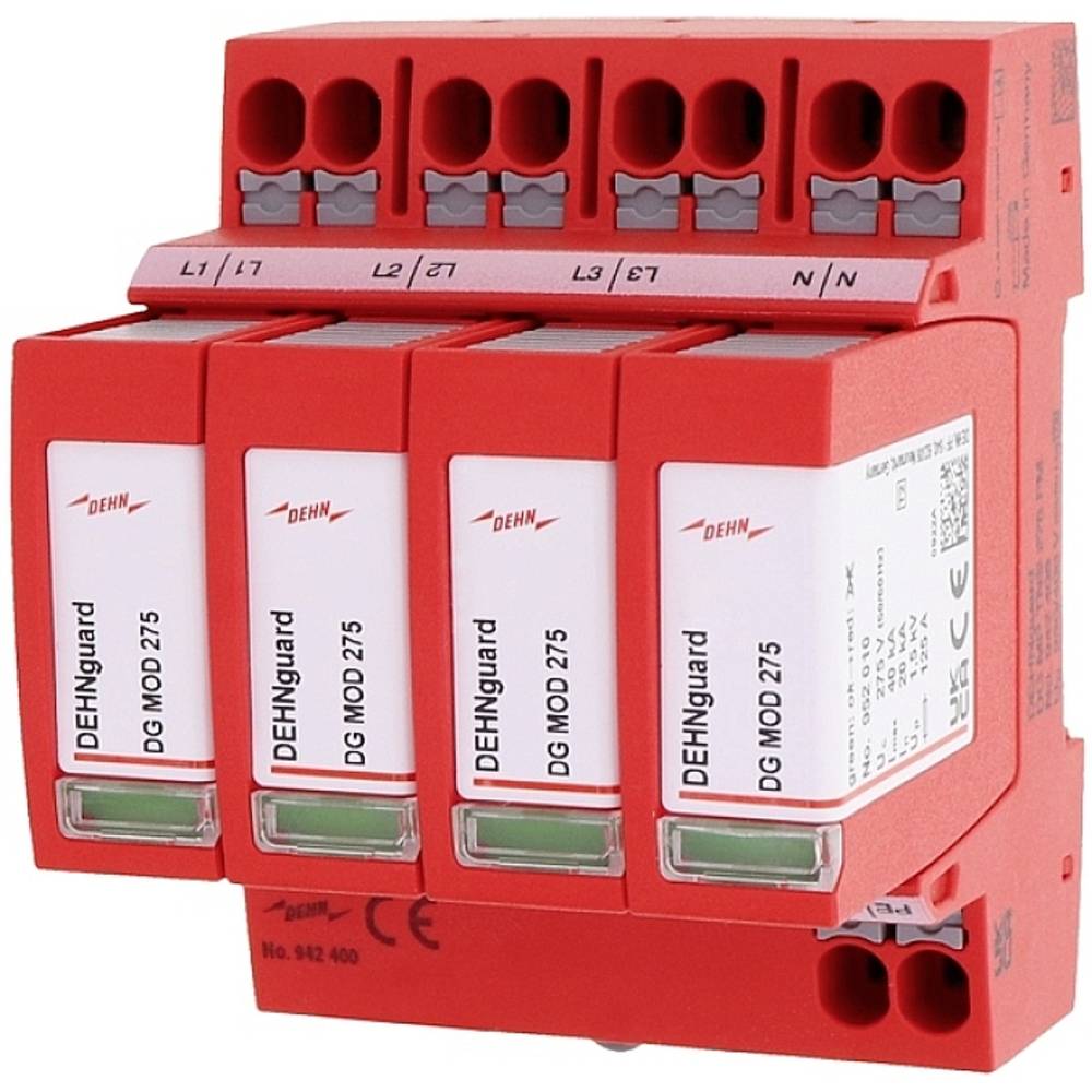 DEHN 942400 DG MP TNS 275 Scaricatore di sovratensioni Protezione da sovratensioni per: Armadi di distribuzione 20 kA 1 pz.