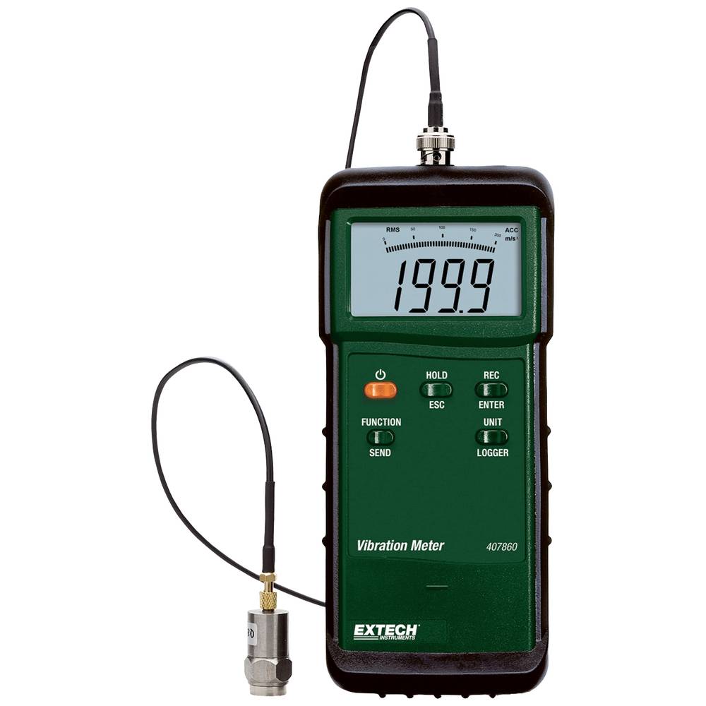 Extech Extech 407860 Misuratore di vibrazioni ad alte prestazioni ±5 %
